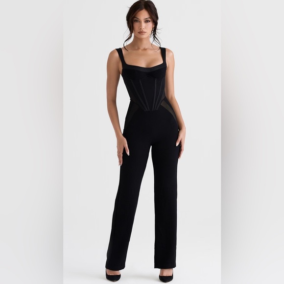 HOUSE OF CB Mylene Jumpsuit, Black - Picture 2 of 4